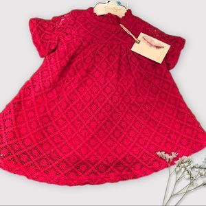 Jessica Simpson NWT Baby Girl Red Dress